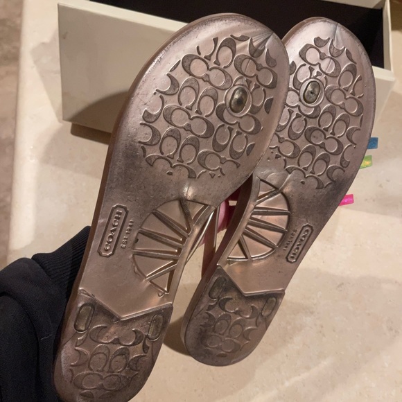 Coach sandals size 9 - Picture 3 of 6